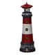 thumbnail image 3 of Figura De Faro Con Luz Solar Para Césped, Rocas Falsas, Tapa Roja Versátil, 3 of 3