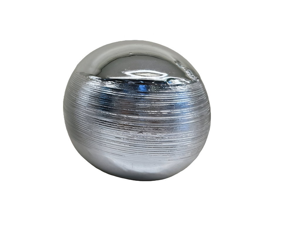 Genérico - Set 3 Esferas Pequeñas Efecto Raye Decorativa Moderna Lau