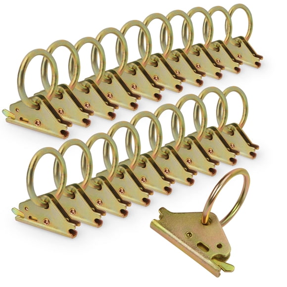 Anclajes de amarre E-Track O Ring Eapele Steel, 20 piezas, 680 kg