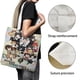 thumbnail image 3 of Bungou Stray Dogs Bolso de tela con estampado de lienzo para mujer, bolsa de compras reutilizable y estética, con cremallera interior, regalo para mujer,40*45cm., 3 of 6