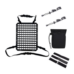 Ioensy - Organizador Genérico Para Respaldo De Asiento De Coche, Accesorios Interiores, Diseño De Ranura, Panel Molle Con Accesorios