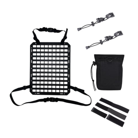 Ioensy - Organizador Genérico Para Respaldo De Asiento De Coche, Accesorios Interiores, Diseño De Ranura, Panel Molle Con Accesorios