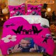 thumbnail image 1 of 3pcs Jul Neon Melodies Printed Bedding Set Suitable for Halloween and Christmas Decorations, 1 of 1