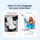 thumbnail image 2 of Forros para leggings Skimpies - Pack de 9, algodón orgánico, blanco, 2 of 7