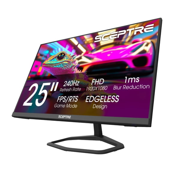 Monitor Sceptre Gaming de 24,5 pulgadas, 240 Hz y 1 ms con altavoces 2025
