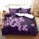 thumbnail image 1 of Flower Butterfly Quilt Duvet Cover Set Queen Kids Bedroom Decor 3-Piece Bedding Set, 1 of 5
