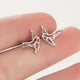 thumbnail image 1 of 1pair Lovely Stainless Steel Flying Swallow Stud Earrings for Men - Perfect Wedding, Birthday, and Anniversary Gift, 1 of 4