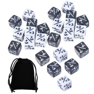 Bothyi - 24X Contador De Dados D6 Acrílico Para Juegos De Mesa, Suministros Para Fiestas