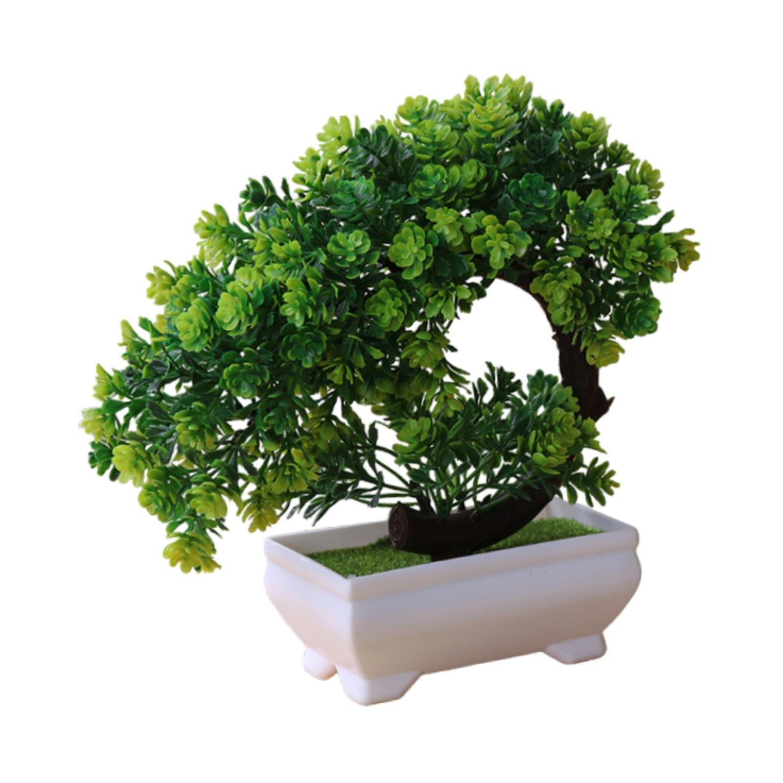 Bothyi - Plantas Artificiales En Maceta, Adorno Para Exterior, Regalo De Inauguración De La Casa, Piso, Interior, Estilo Loto