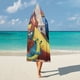thumbnail image 5 of Mike el Caballero Manta Capa con Capucha Anti-Bolitas, Manta de Lana Ártica Suave, Manta Portátil de Felpa Ligera y Lujosa, Poncho para Siesta en Casa y Oficina, 100*130cm, 5 of 6