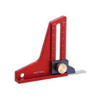 Magideal - Tabla De Altura De Altura De Altura Ajustable Uso Profesional Herramienta De Medición De Altura De La Regla De Medición De Profundidad De Doble Escala Métrico 0 A 5 Mm