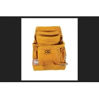 Custom Leathercraft - Bolsa De Herramientas Personalizada Leathercraft Pk533X De 10 Bolsillos Con Cinturón De Tela