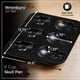 thumbnail image 5 of Bandeja para hornear Wrenbury Calavera de 6 tazas antiadherente de metal, 5 of 7