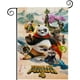 thumbnail image 1 of Kung Fu Panda 4-bandera de jardín temática. Regalo perfecto para fans, amigos y familiares, ideal para actividades al aire libre y decoración de fiestas.28CM*45CM, 1 of 5