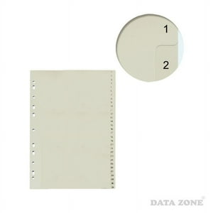 Datazone - Separador A4 Numerado Archivable