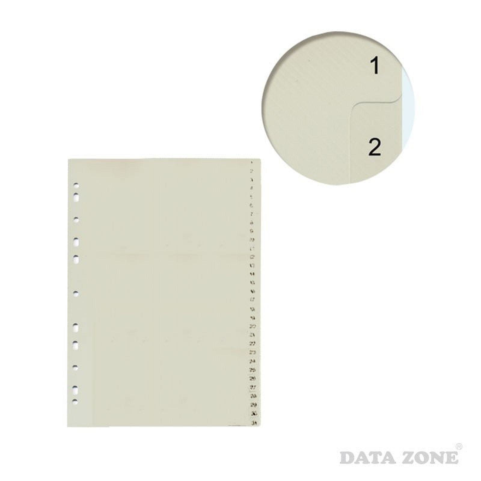 Datazone - Separador A4 Numerado Archivable