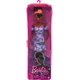 thumbnail image 3 of Barbie Fashionistas Doll #185, cabello negro y al revés, vestido de mezclilla blanqueado en el hombro, naranja, 3 of 3