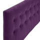 thumbnail image 3 of Respaldo Botone Felpa 2 Plazas Morado, 3 of 5