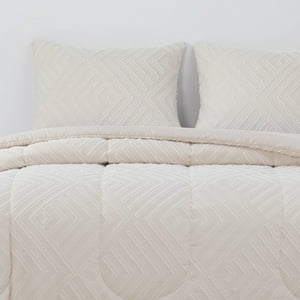 Hebra - Plumon Jacquard 2 Plazas Flechas Beige