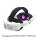 thumbnail image 5 of Compatible con el casco de realidad virtual Meta Quest 3/3S - Correa ajustable RGB para la cabeza con batería de 12000mAh para prolongar el tiempo de juego-Blanco, 5 of 5