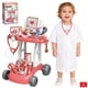 thumbnail image 1 of Juguete Carrito Médico Juego Doctor Niños Luz Agua 14 Piezas Color Rosa, 1 of 10