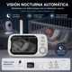 thumbnail image 4 of Monitor de Bebé ABM600 Cámara Visión Nocturna Sin WiFi, 4 of 6