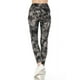 thumbnail image 2 of Leggings Estilo Yoga con Banda Forrada, Leggings de Punto con Estampado Múltiple y Cintura Alta, Estampado Negro, 2 of 4