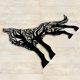 thumbnail image 3 of Cuadro lobo hecho con ramas, 3 of 3