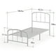 thumbnail image 3 of Base de cama de metal blanca HEIDI Zinus 1 plaza 90x190x30cm, 3 of 7