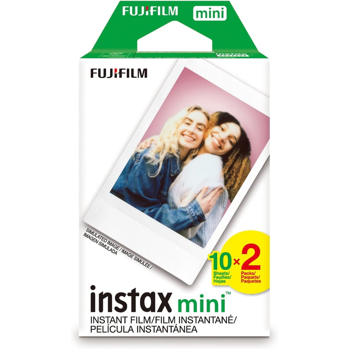 Película Instantánea Fujifilm Instax Mini Twin Pack 20 Fotos Iso 800