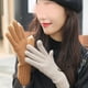 thumbnail image 5 of Guantes de invierno para mujer, cálidos guantes de punto de lana elásticos sin dedos con dedos para pantalla táctil., 5 of 5