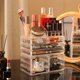 thumbnail image 4 of Organizador de maquillaje CQ acrílico transparente, paquete de 3 con 6 cajones, 4 of 6