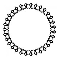 Rienda Libre Graphics - Decomural Circle Picture Frame Ws-15590