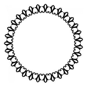 Rienda Libre Graphics - Decomural Circle Picture Frame Ws-15590