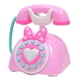 thumbnail image 2 of teléfono fijo vintage para niños juego de simulación juguete educativo temprano rosa, 2 of 3