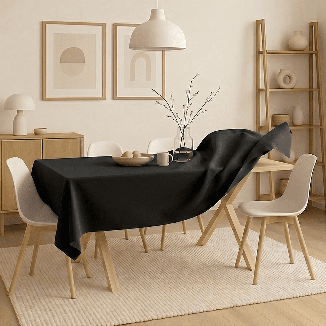 Aura Zeus - Mantel Rectangular Antimanchas Impermeable Genero Tela 220 X 140 Cm
