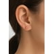 thumbnail image 5 of Aros Abridores Punto De Luz 4mm Oro 18k Circón Bebé Niña, 5 of 6