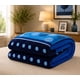 thumbnail image 3 of Cubrecama de Invierno Plush con Chiporro King Color Azul con Circulos TFYH03, 3 of 3