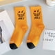 thumbnail image 1 of Letter Print Socks, Halloween Novelty & Funny Mid Tube Socks, Women's Stockings & Hosiery, 1 of 3