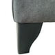 thumbnail image 3 of Base Europea 1.5 Plazas + Respaldo 1.5 Plazas Valencia Tela Gris Oscuro, 3 of 3
