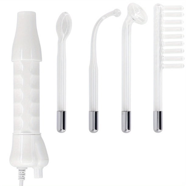 4-in-1 High Frequency Electrode Wand: Get Rid of Acne, Wrinkles & More - The Ultimate Skin Care Spa Device!