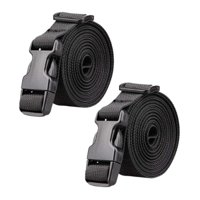 Ioensy - 2 Correas Para Bolsa De Carrito De Golf, 100 Cm, Ligeras, De Nailon, Color Negro