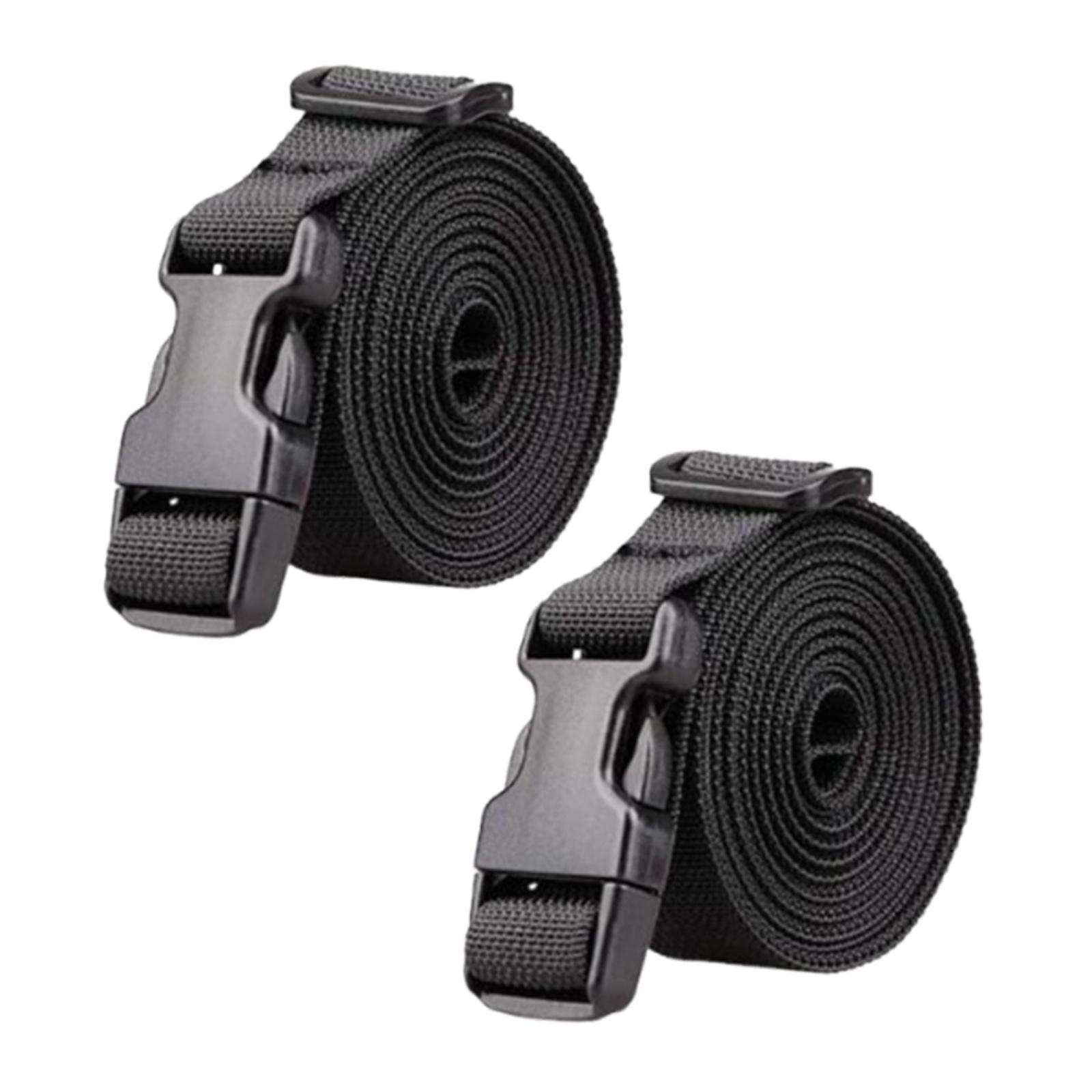 Ioensy - 2 Correas Para Bolsa De Carrito De Golf, 100 Cm, Ligeras, De Nailon, Color Negro