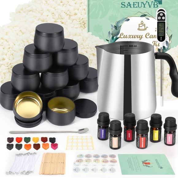 Kit Para Hacer Velas Set De Inicio Diy Con Cera De Soya