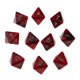 thumbnail image 5 of 10 Piezas De Dados De Poliedro De Varios Lados D8 Para Juego De Mesa D&D TRPG Negro + Rojo, 5 of 5