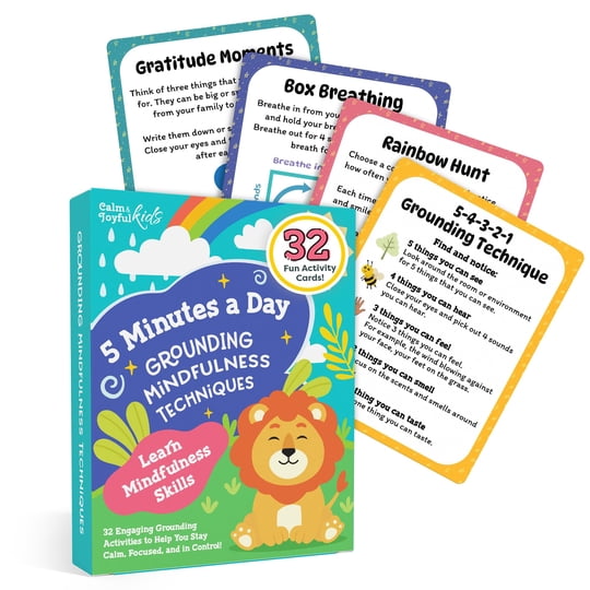 Calm And Joyful Kids - Tarjetas De Mindfulness Para Niños Tranquilos Y Alegres: Habilidades Socioemocionales