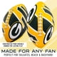 thumbnail image 2 of Fútbol americano Franklin Sports NFL Greenbay Packers de goma, 8.5 pulgadas, 2 of 7