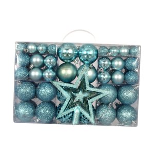 Magideal - 101 Piezas De Adornos Navideños Para Decoración De , Estrella, Adornos Duraderos Para Bricolaje, Adornos Colgantes Para Navidad, Oficina, Vacacio Azul