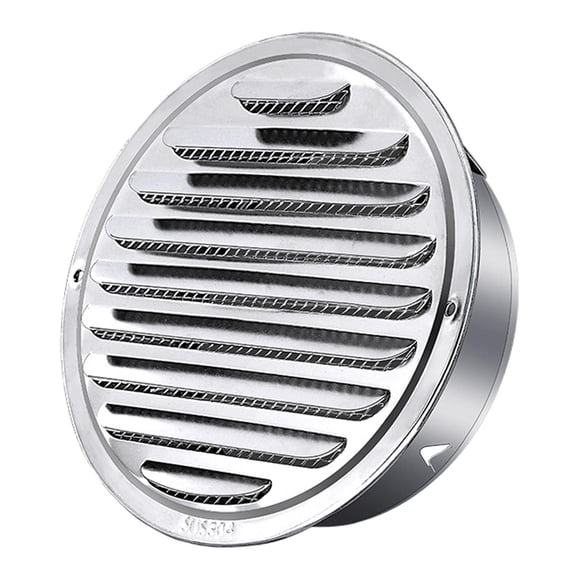 Rejilla Con Persiana Rejillas De Ventilación De Aire De Acero Inoxidable Para Pared De La Casa 120 Mm