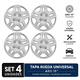 thumbnail image 1 of Set Tapa Rueda Aro 15" Plata, 1 of 2